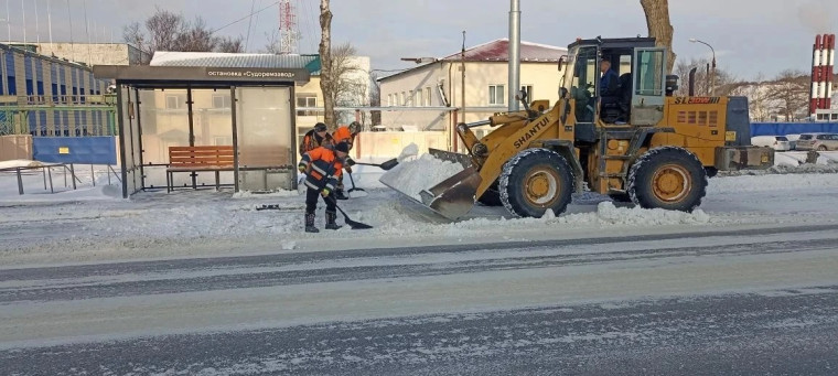 В Корсаковском округе проводятся мероприятия по ликвидации последствий циклона.